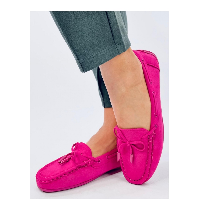 Mocassini Wards in camoscio fucsia - Inello rosa 1