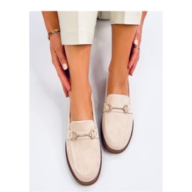 Mocassini da donna in camoscio States Beige - Inello 1