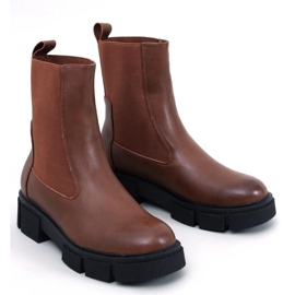 Stivaletti Chelsea Sneed Camel da donna - Inello marrone 1