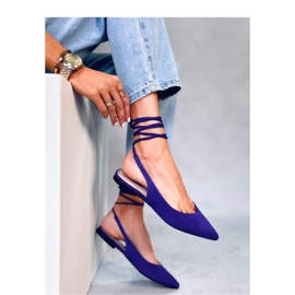 Dentoni Ballerine stringate viola - Inello 1