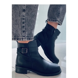Stivaletti Chelsea in grana da donna Rubio Black - Inello nero 2