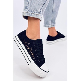 Ferrie Sneakers in pizzo nero - Inello 1