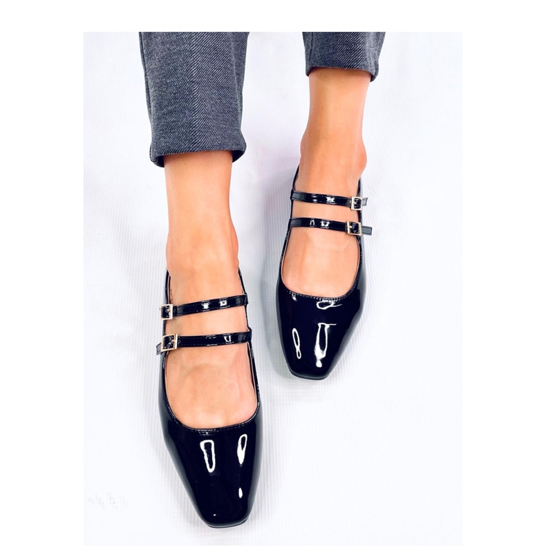 Ballerine nere in vernice Mary Jane Liths - Inello nero 1