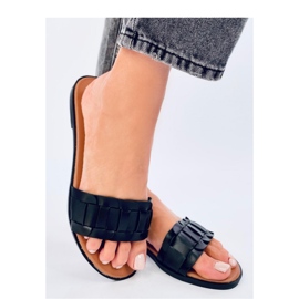 Sandalo infradito da donna Lotts Black - Inello nero 1