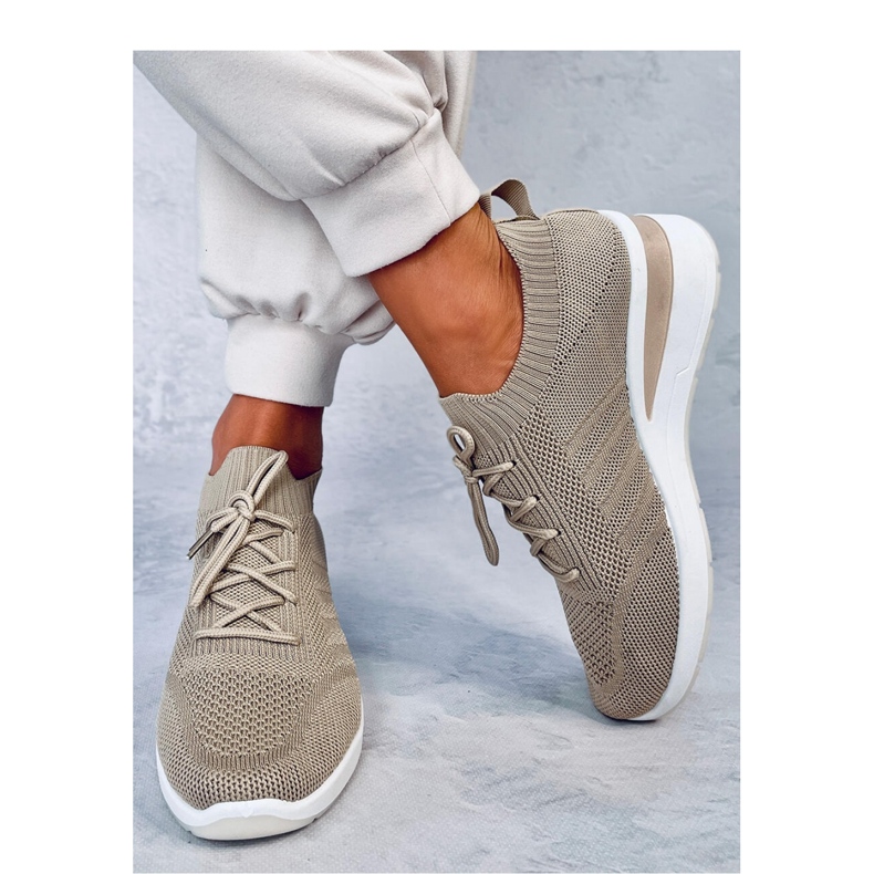Scarpe sportive con zeppa Leakes Khaki - Inello marrone 1