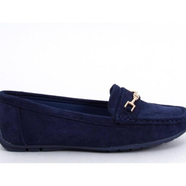 Mocassini da donna in camoscio Sourd Navy - Inello 1
