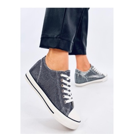 Foss Scarpe da ginnastica con zeppa nere - Inello nero 1