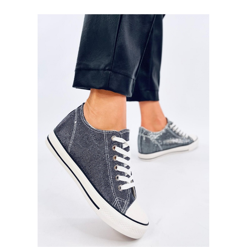 Foss Scarpe da ginnastica con zeppa nere - Inello nero 1