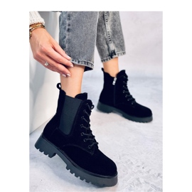 Franti Stivaletti Chelsea stringati neri - Inello nero 2