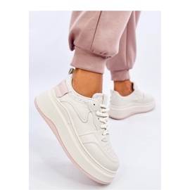 Motimes Sneakers da donna Beige Rosa pastello - Inello 1