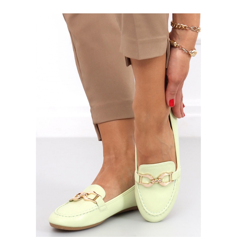Mocassini da donna Amiya LT.GREEN - Inello verde 2
