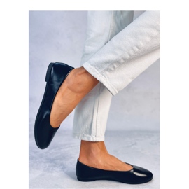 Ballerine con inserto in pelle Tova Nera - Inello nero 1