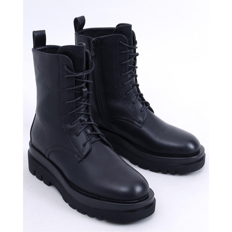 Stivaletti con suola alta West Black - Inello nero 1