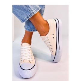 Sneakers classiche da donna Fargis Beige - Inello 1