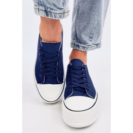 Scarpe da ginnastica con suola alta Loic Navy - Inello 1