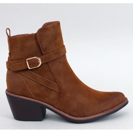 Stivali da cowboy con tacco basso Cunnig Camel - Inello marrone 1