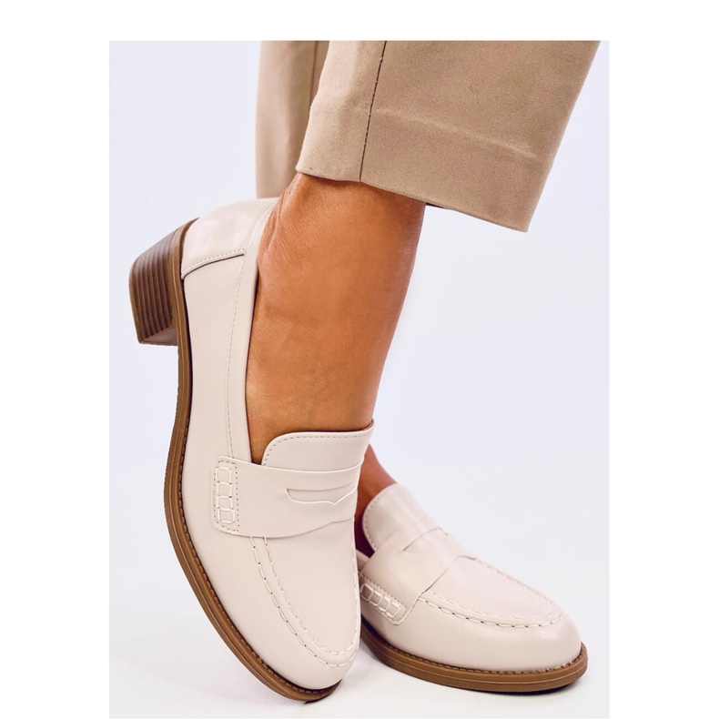 Sylvai Décolleté beige con tacco largo - Inello 1