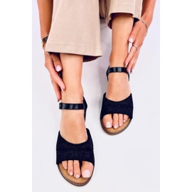 Mollies Sandali neri da donna - Inello nero 1