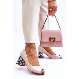 Step in style Décolleté Modello Lewski Shoes 2608/K Beige Perła - Entra con stile 2