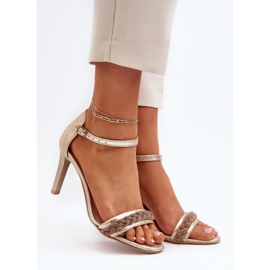 Step in style Sandali Modello Zazoo 3328/2 Gold - Entra con stile giallo 1
