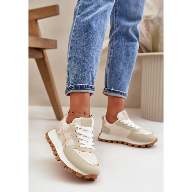 Step in style Scarpe Sportive Modello Mialunae YH30 Beige - Entra con stile 1