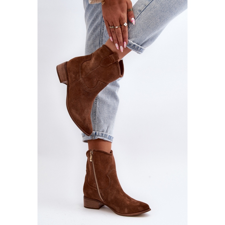 Step in style Stivali Modello Zazoo 3329 Camoscio Marrone - Entra con stile 2