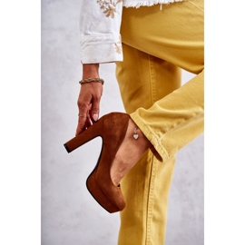 Step in style Décolleté Modello Soro M115 Camel Scamosciato - Entra con stile marrone 2