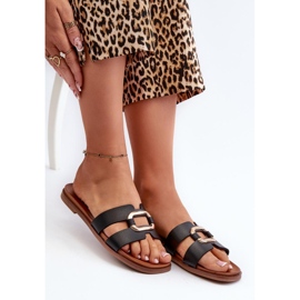 Step in style Sandalo Infradito Modello Sergio Leone SK077H Nero - Entra con stile 1
