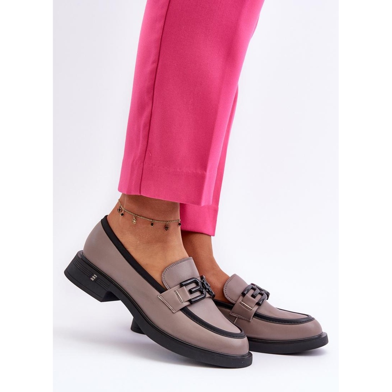 Step in style Mocassini Modello Triana 63501 Beige Scuro - Entra con stile grigio 1