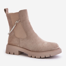 Step in style Stivaletti Chelsea Modello Labenne G855 Beige - Entra con stile 2