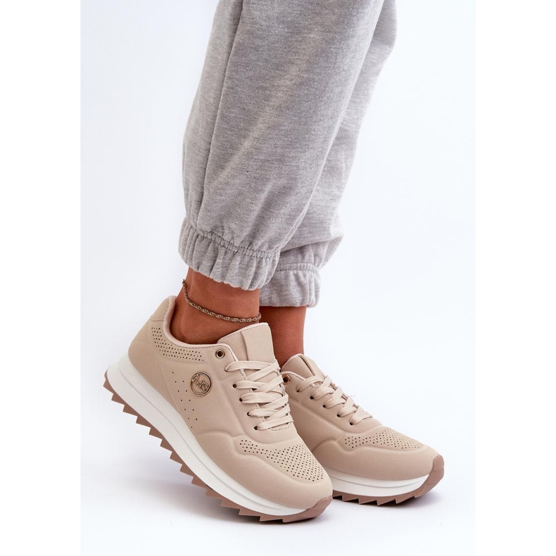 Step in style Scarpe sportive Modello Rottiana TL257-10 Beige - Entra con stile 1
