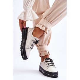 Step in style Scarpe sportive Modello S.Barski LR592B Beige - Entra con stile 1