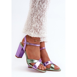 Step in style Sandali Modello Abilica M366 Viola - Entra con stile 1