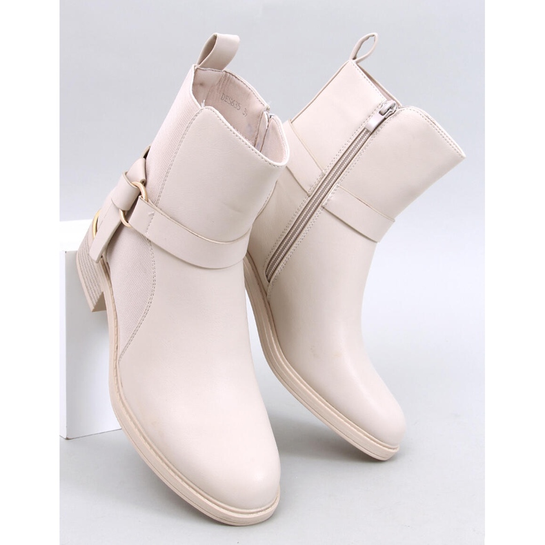 Stivaletti Chelsea da donna in pieno fiore Averill Beige 1
