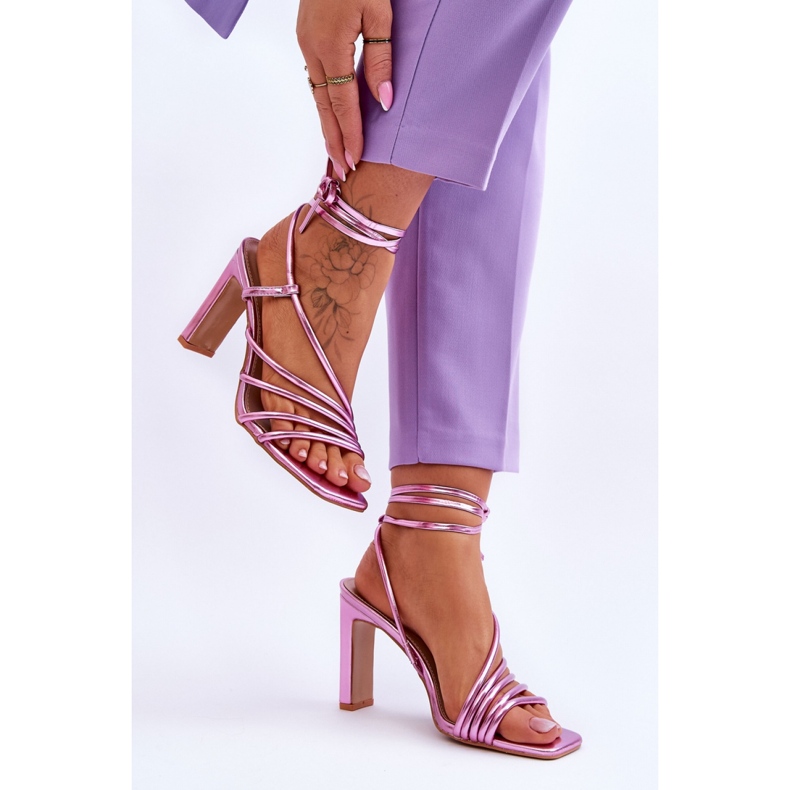Step in style Sandali Modello Tessoro H8-375 Rosa - Entra con stile 1