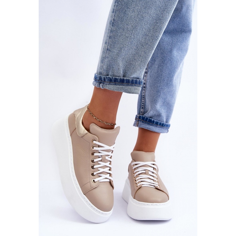 Step in style Scarpe sportive Modello Lemar 10150 Beige - Entra con stile 1