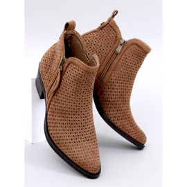 Stivali da cowboy traforati Vizzi Khaki marrone 1