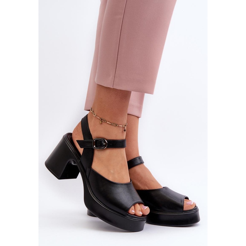 Step in style Sandali Modello Vinceza 66627 Nero - Entra con stile 1