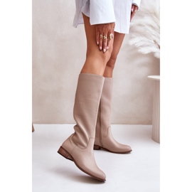 Step in style Stivali Modello Lewski 3616 Pelle Beige - Entra con stile 1