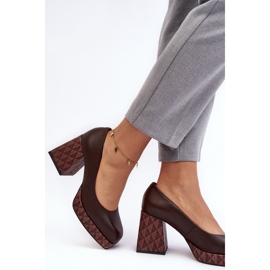 Step in style Décolleté Modello Laura Messi 259/236-820 Marrone - Entra con stile 2