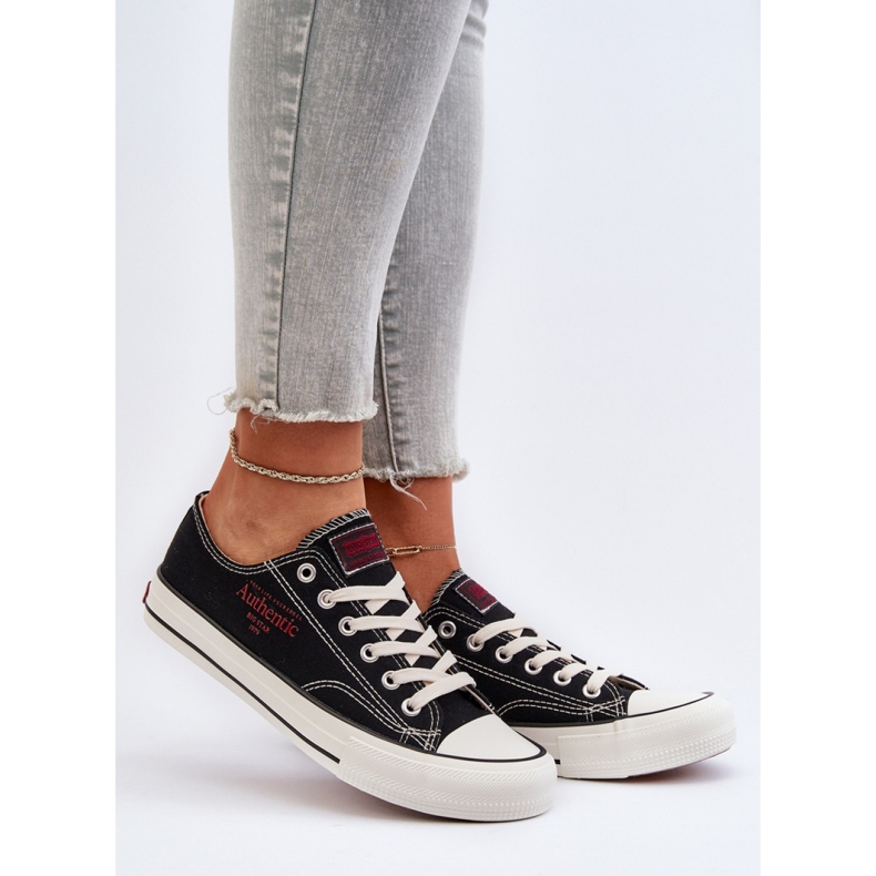 Sneakers nere Big Star da donna nero 1