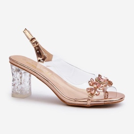 Step in style Sandali Modello Da MR38-444 Pink Gold - Entra con stile rosa 2