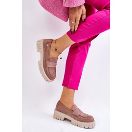 Scarpe da donna con finiture Marrone Chiaro beige 1