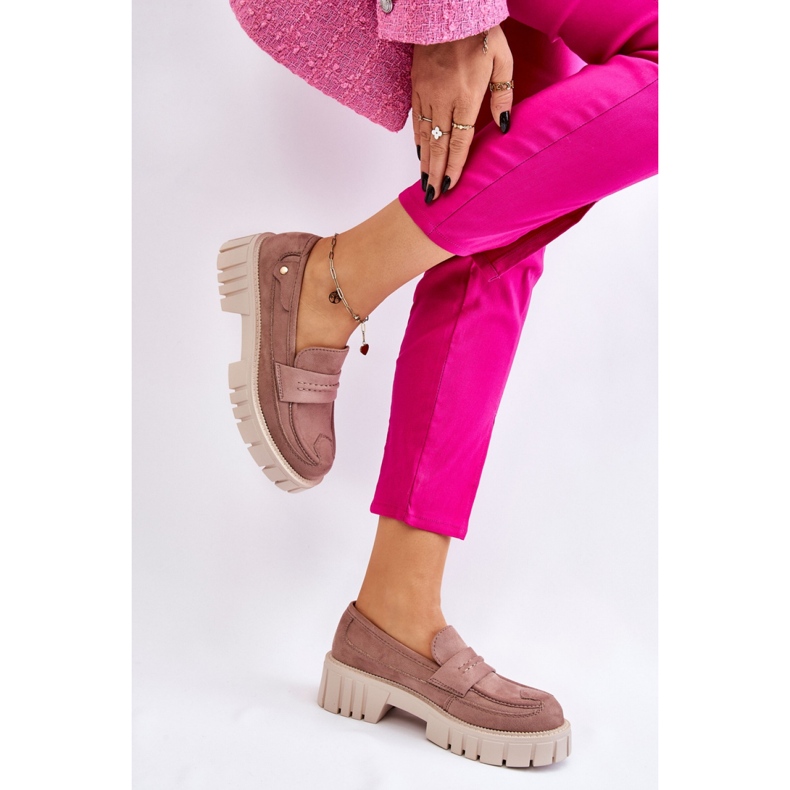 Scarpe da donna con finiture Marrone Chiaro beige 1