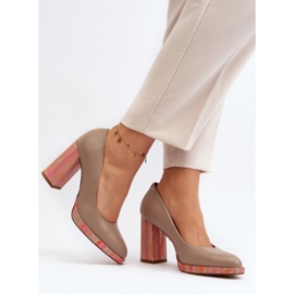 Step in style Décolleté Modello Laura Messi 2746/252-837 Beige - Entra con stile 2