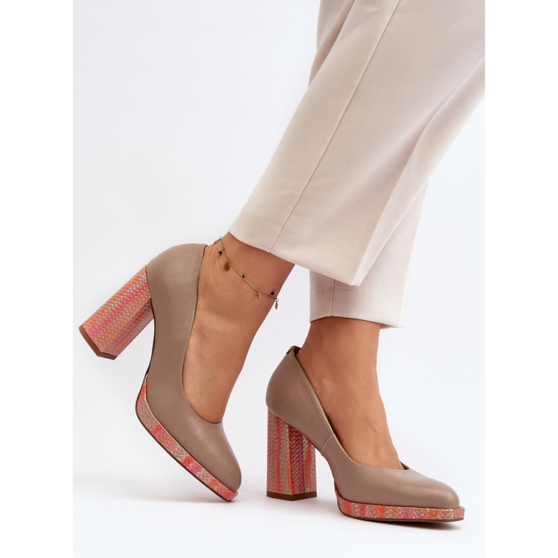 Step in style Décolleté Modello Laura Messi 2746/252-837 Beige - Entra con stile 2