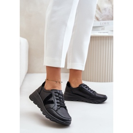 Vinceza Scarpe sportive da donna sulla piattaforma nera nero 1