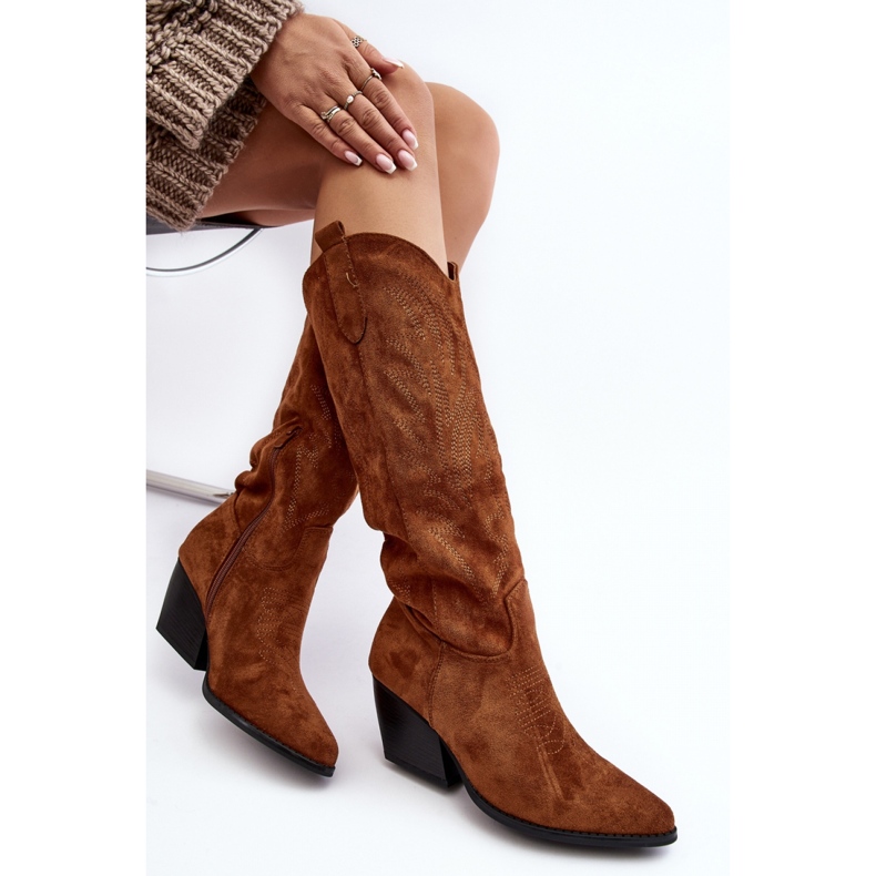Step in style Stivali Modello Sloana WZ688-12 Camel Scamosciato - Entra con stile marrone 2