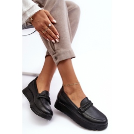 Scarpe slip-on da donna Lemar nere nero 1