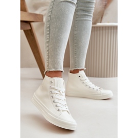 Sneakers isolanti da donna Big Star White bianca 1